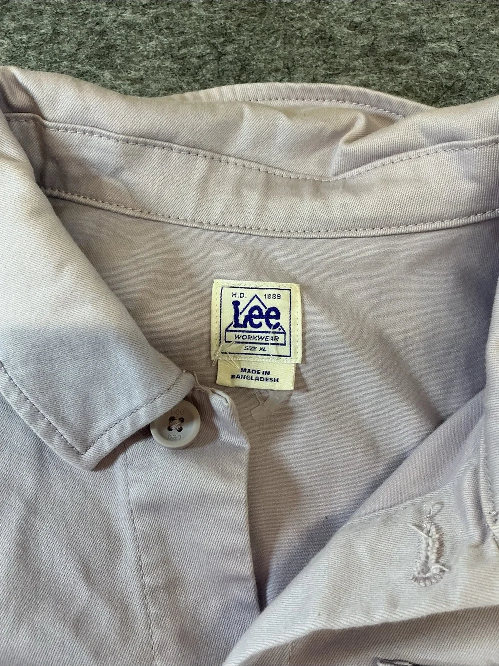 LEE | Retro Coveralls Women’s Light Lavender Utility Jumpsuit Size XL